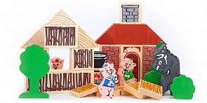 Конструктор - Три поросенка из серии Сказки (Томик, 4534-6 ТОМИКsim)